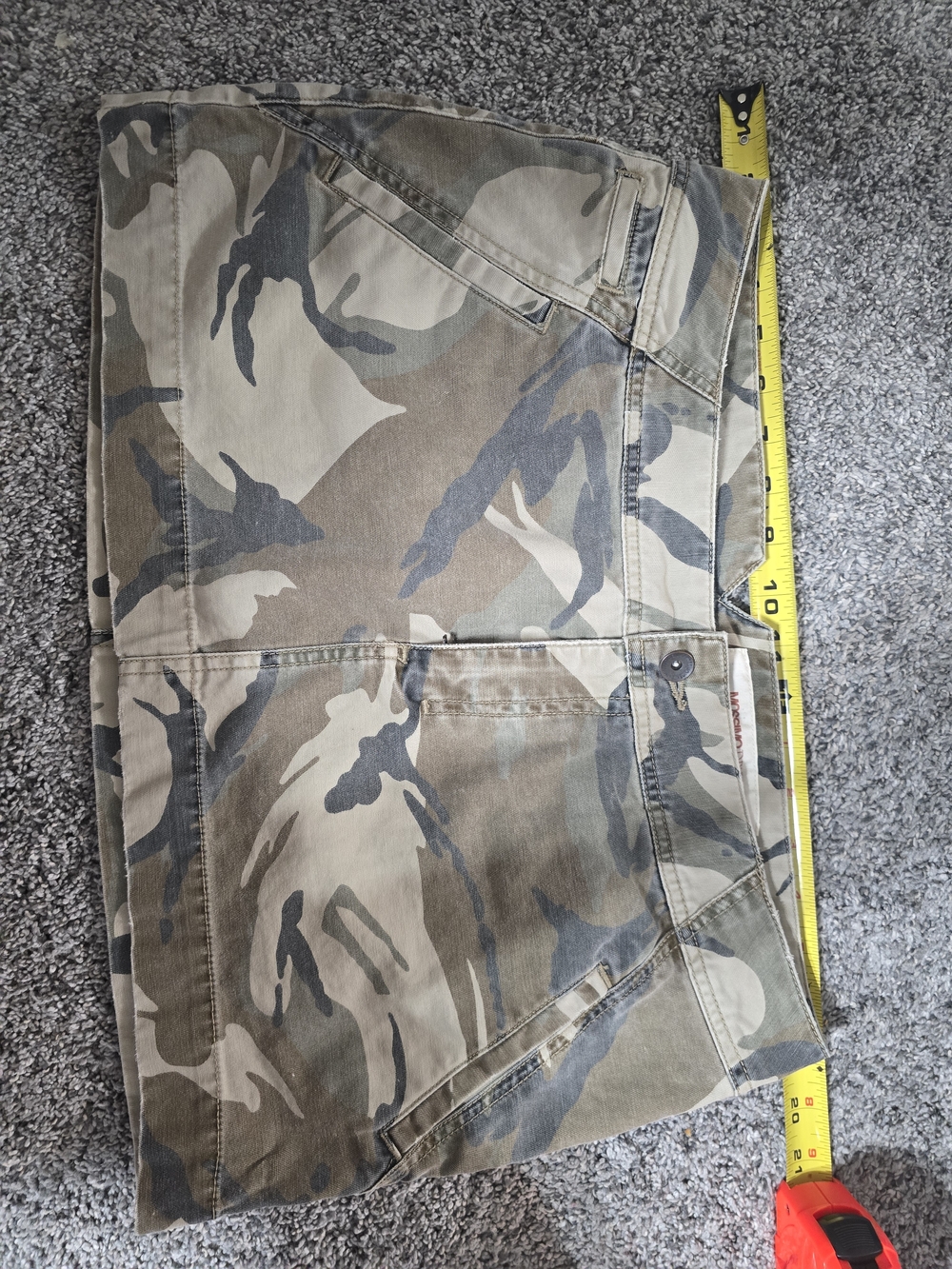Mossimo Supply Co. Camo Mini Skirt in Green and Tan